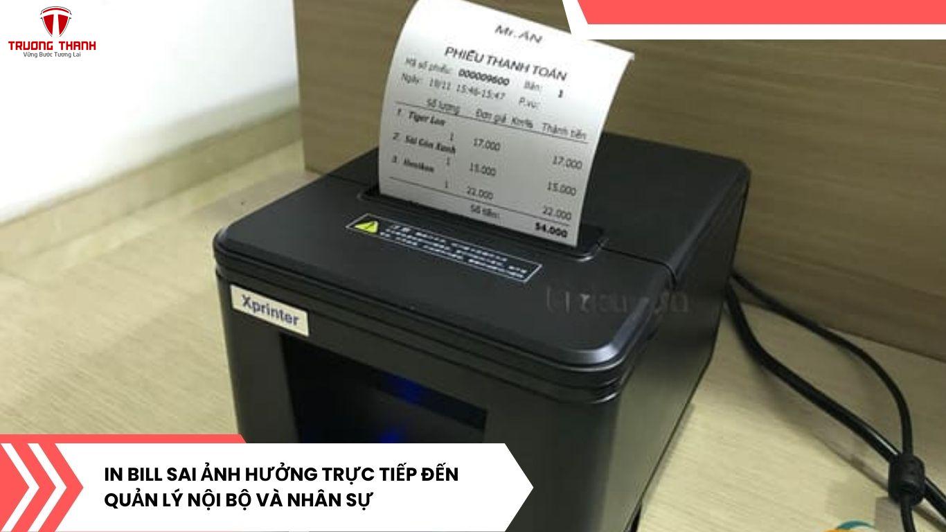 In Bill Sai Có Ảnh Hưởng Gì Đến Doanh Thu Và Thuế?