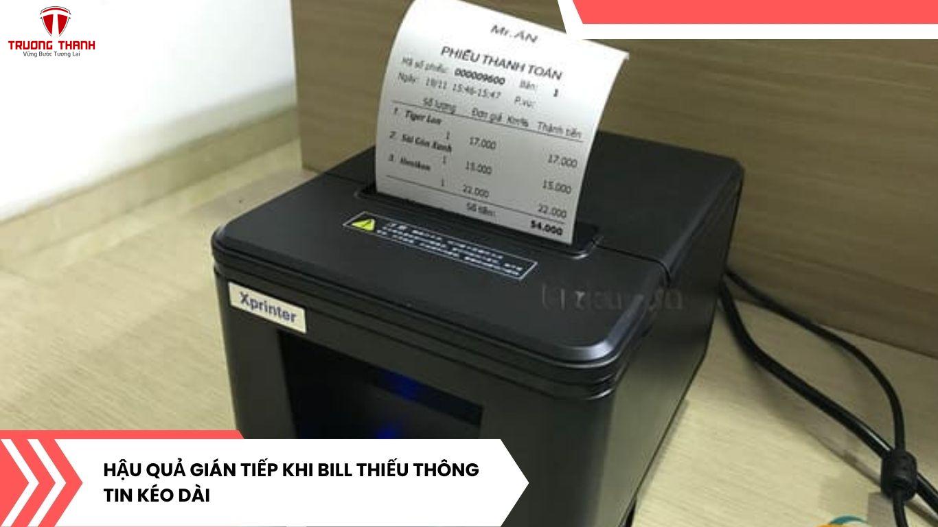 In Bill Thiếu Thông Tin Có Bị Xử Phạt Không?