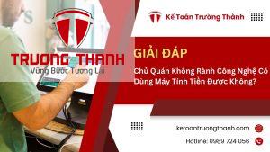 Chủ Quán Không Rành Công Nghệ Có Dùng Máy Tính Tiền Được Không?