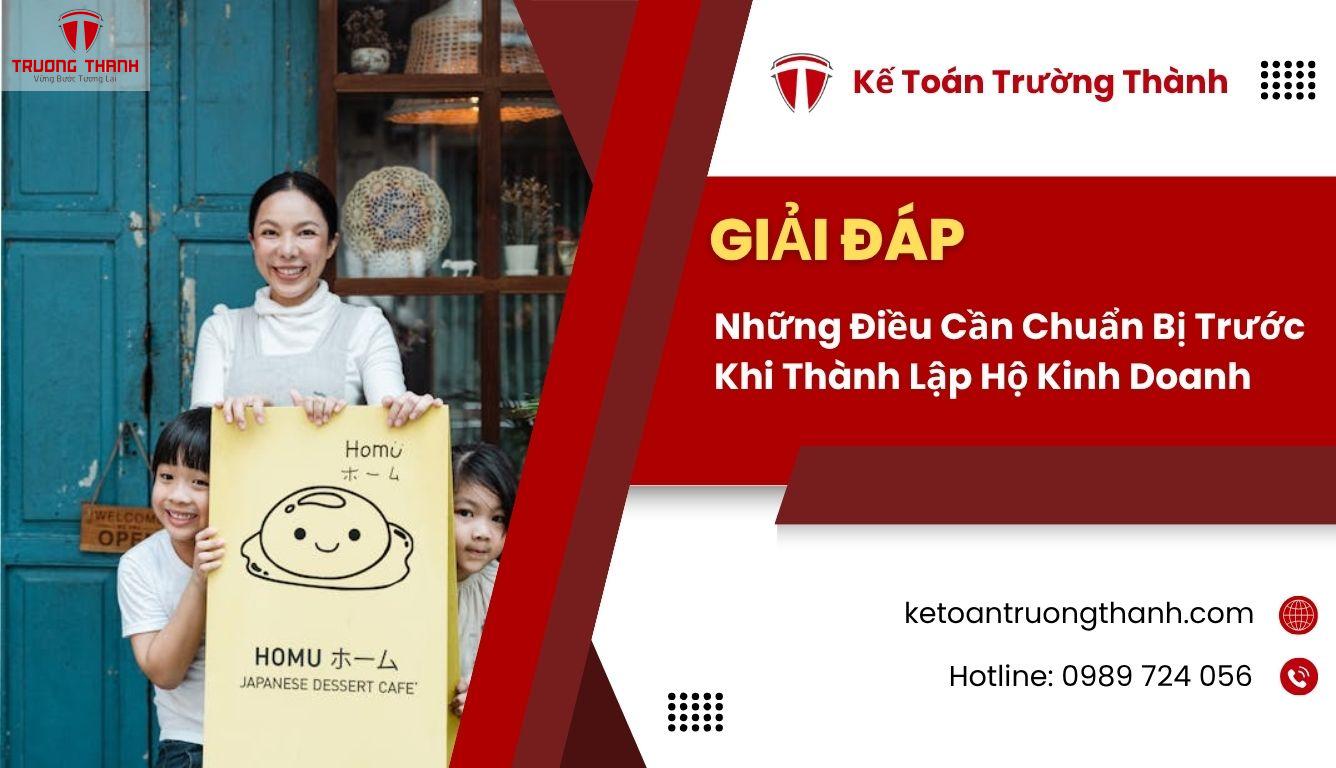 Thành Lập Hộ Kinh Doanh: Cần Lưu Ý Những Vấn Đề Sau