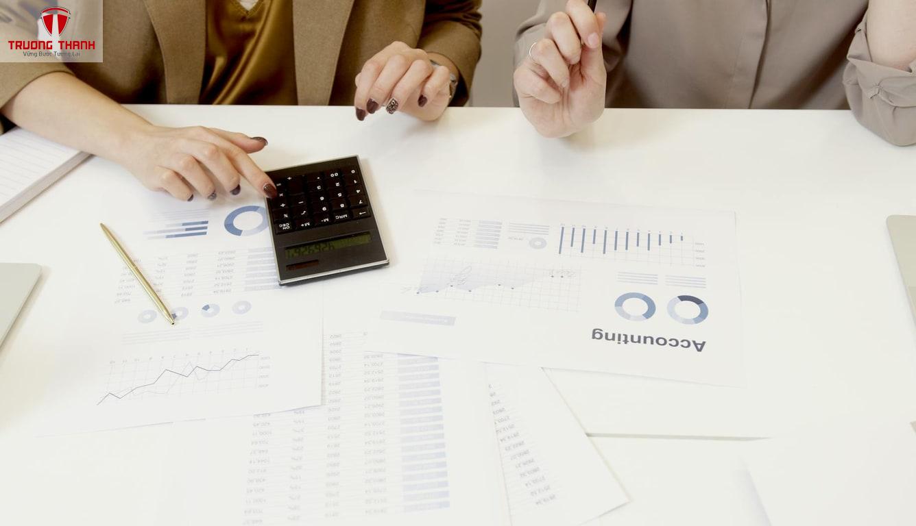 minh họa: accountant discussion