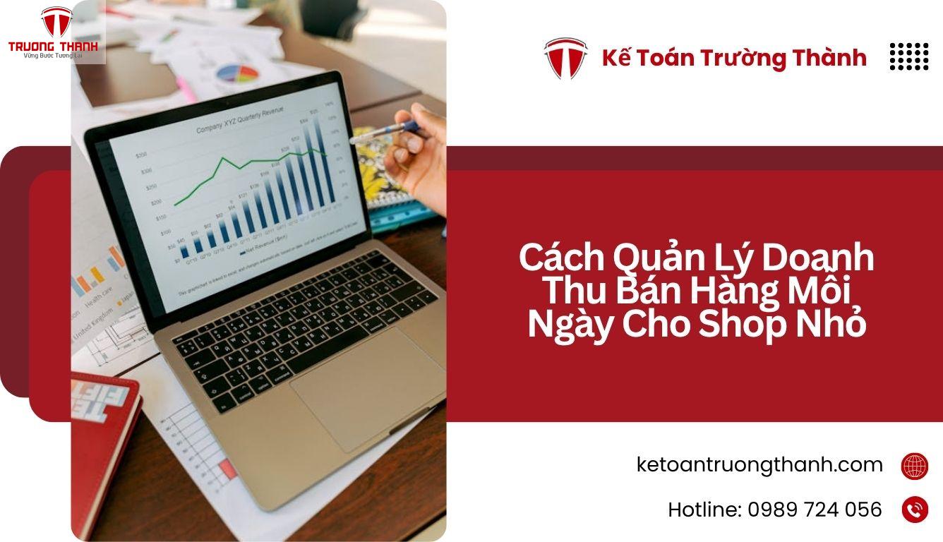 Cách Quản Lý Doanh Thu Bán Hàng Mỗi Ngày Cho Shop Nhỏ