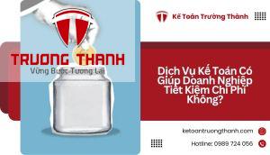 Dịch Vụ Kế Toán Có Giúp Doanh Nghiệp Tiết Kiệm Chi Phí Không?