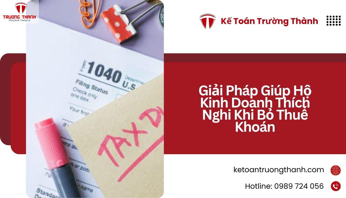 Hộ Kinh Doanh Cần Làm Gì Trước Khi Bỏ Thuế Khoán?