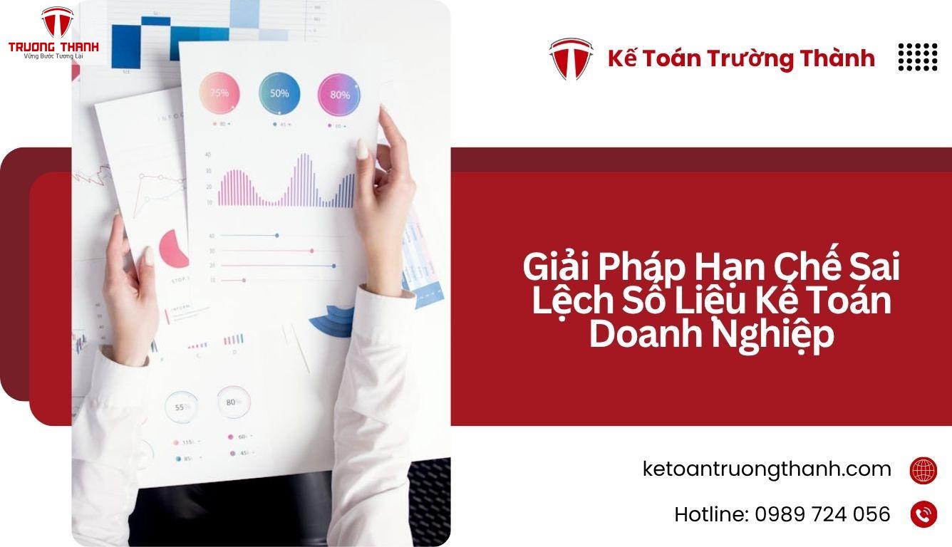 Vì Sao Doanh Nghiệp Thường Bị Sai Lệch Số Liệu Kế Toán
