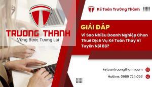 Vì Sao Nhiều Doanh Nghiệp Chọn Thuê Dịch Vụ Kế Toán Thay Vì Tuyển Nội Bộ?