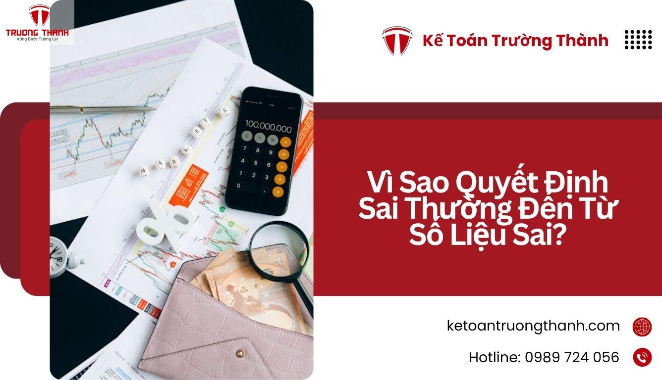 Vì Sao Quyết Định Sai Thường Đến Từ Số Liệu Sai