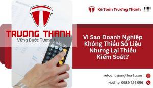 Vì Sao Doanh Nghiệp Không Thiếu Số Liệu Nhưng Lại Thiếu Kiểm Soát?